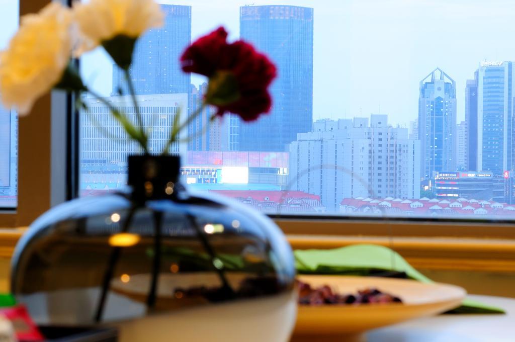Shanghai Kingland Serviced Apartment Exteriör bild