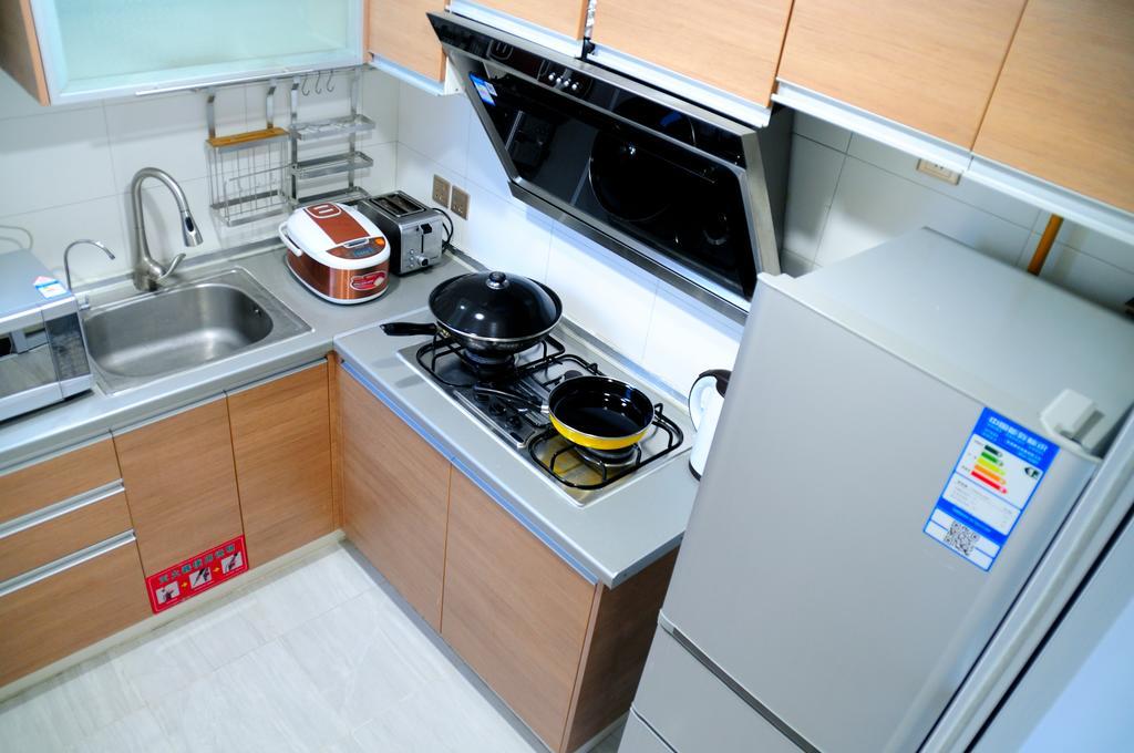 Shanghai Kingland Serviced Apartment Exteriör bild