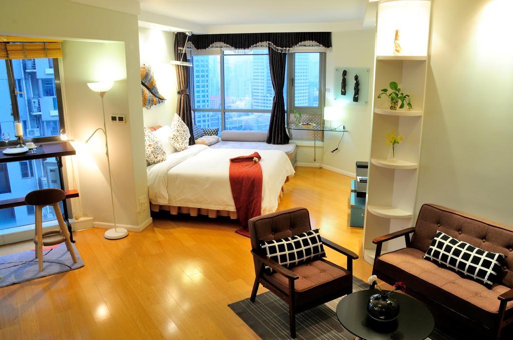 Shanghai Kingland Serviced Apartment Exteriör bild