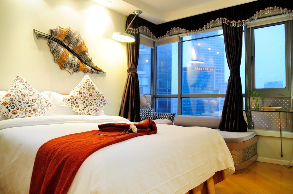 Shanghai Kingland Serviced Apartment Exteriör bild