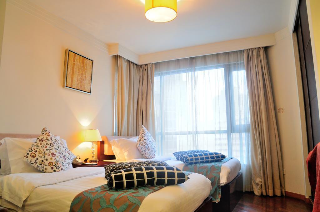 Shanghai Kingland Serviced Apartment Exteriör bild