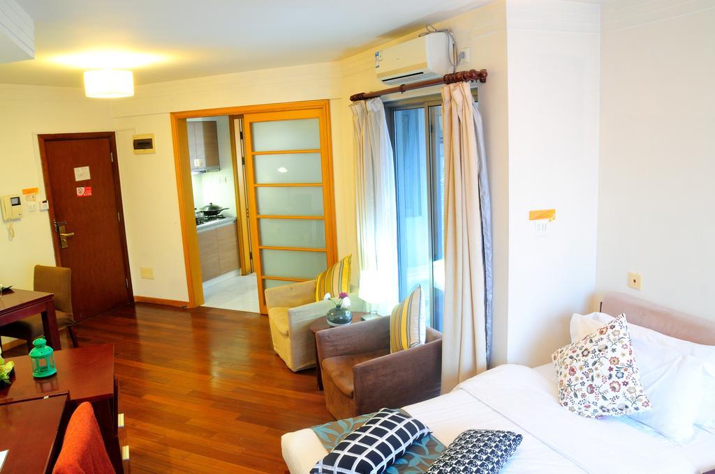 Shanghai Kingland Serviced Apartment Exteriör bild