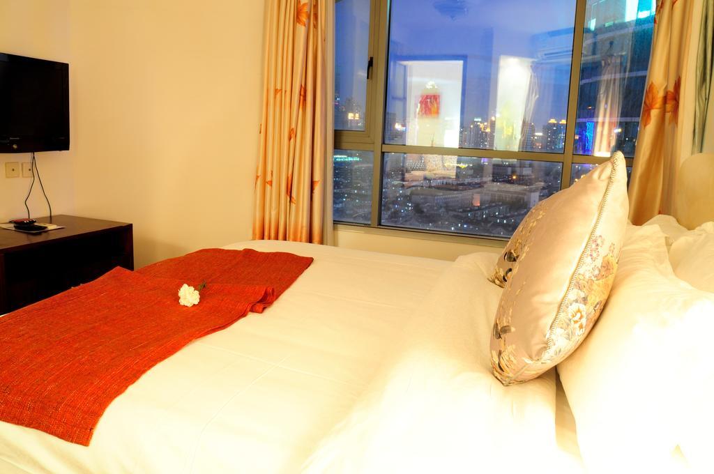 Shanghai Kingland Serviced Apartment Exteriör bild