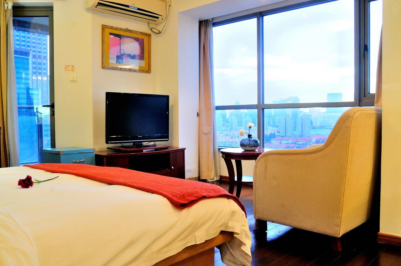 Shanghai Kingland Serviced Apartment Exteriör bild
