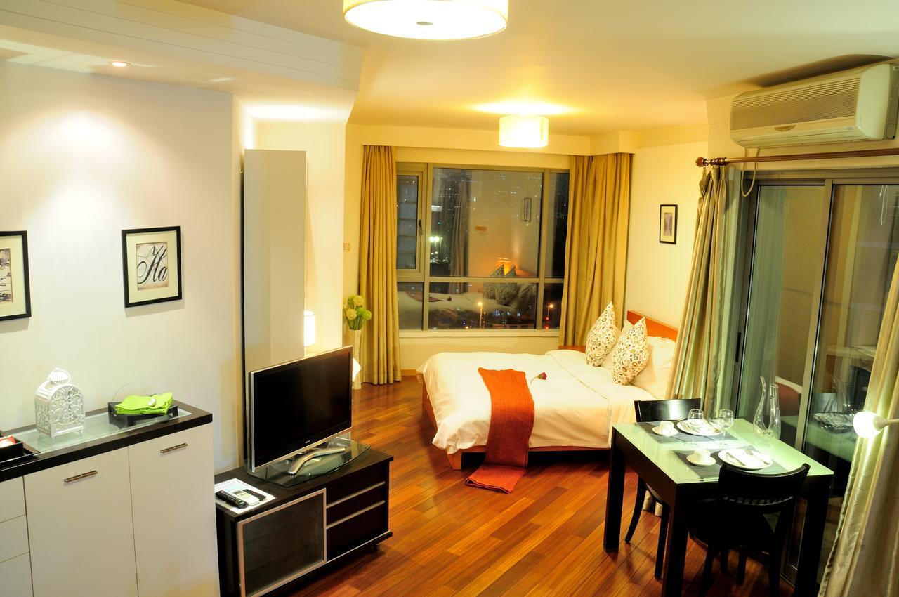 Shanghai Kingland Serviced Apartment Exteriör bild