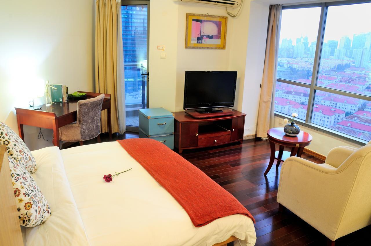 Shanghai Kingland Serviced Apartment Exteriör bild