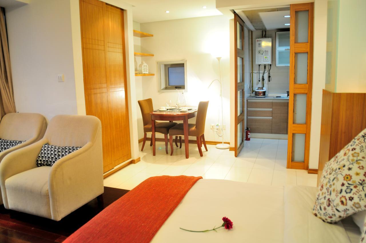 Shanghai Kingland Serviced Apartment Exteriör bild