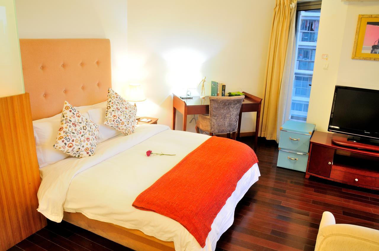 Shanghai Kingland Serviced Apartment Exteriör bild